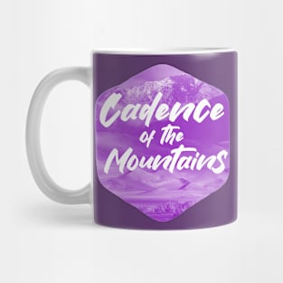 Cadence of the Mountains, purple mountain Mug